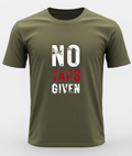 Open T-Shirt No Taps Given Military Green